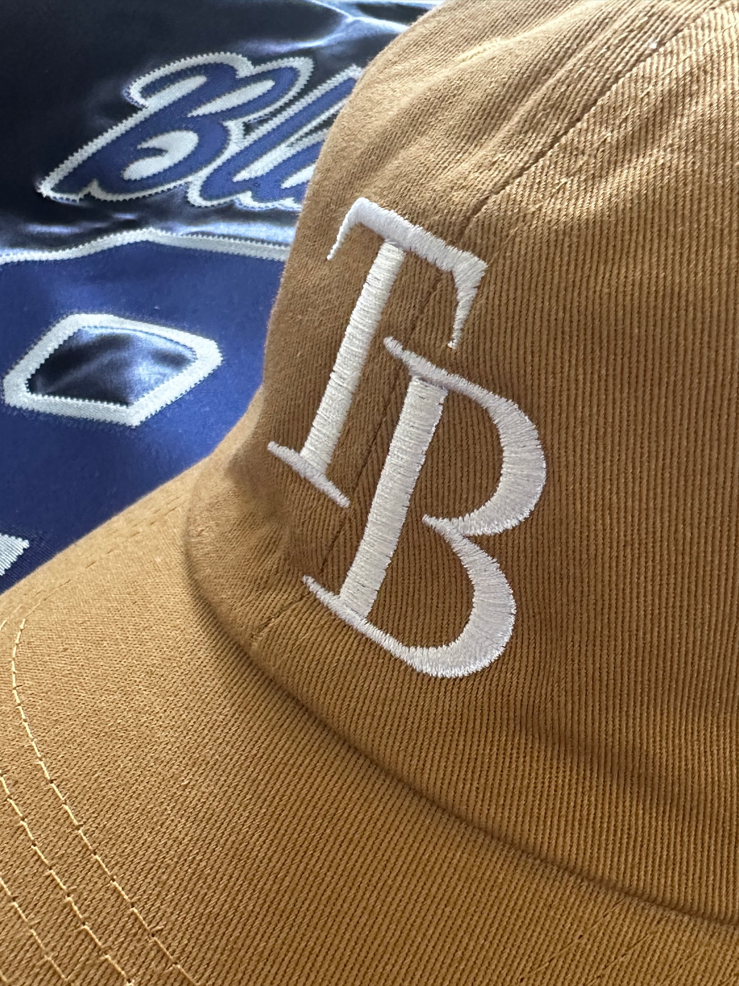 EMBROIDERED Camel TB Tampa Bay LOGO HAT