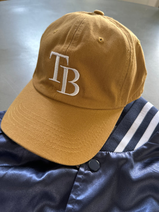 EMBROIDERED Camel TB Tampa Bay LOGO HAT