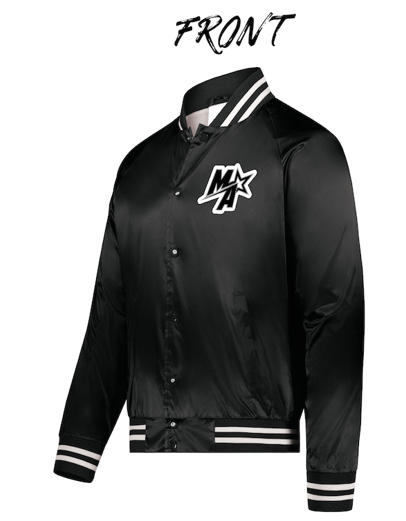 YOUTH BASE MODEL CUSTOM MAGIC ATHLETICS SATIN JACKET - SEWN