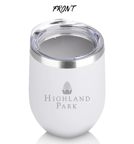 HIGHLAND PARK WHITE WINE TUMBLER- laser customized