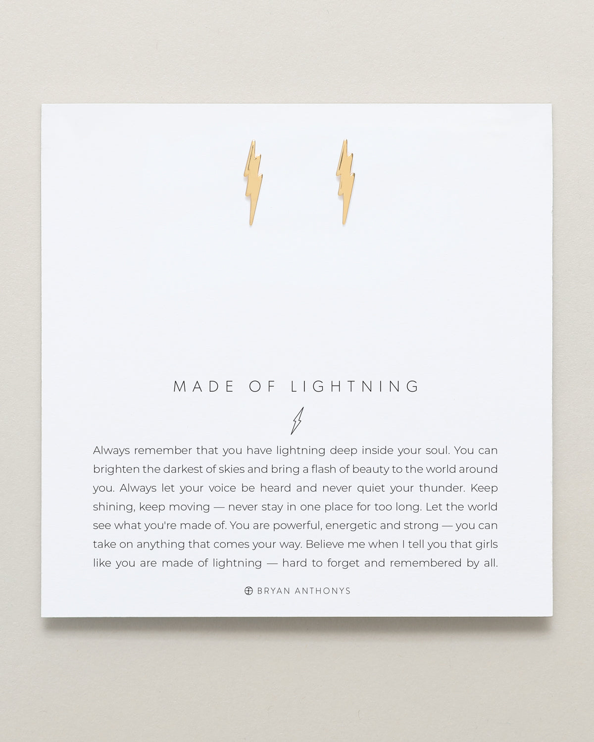 MADE OF LIGHTNING EARRINGS