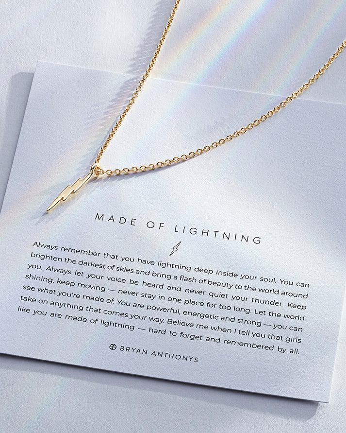 MADE OF LIGHTNING NECKLACE